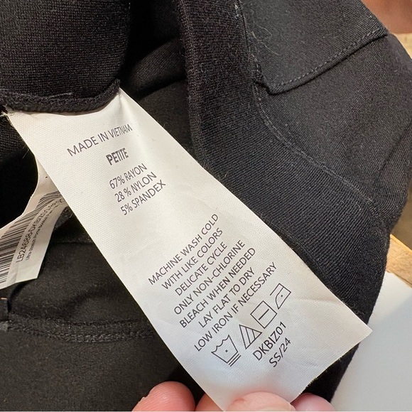 Quince Ultra Stretch Ponte Knit Bootcut Pants Black Small - Picture 8 of 10